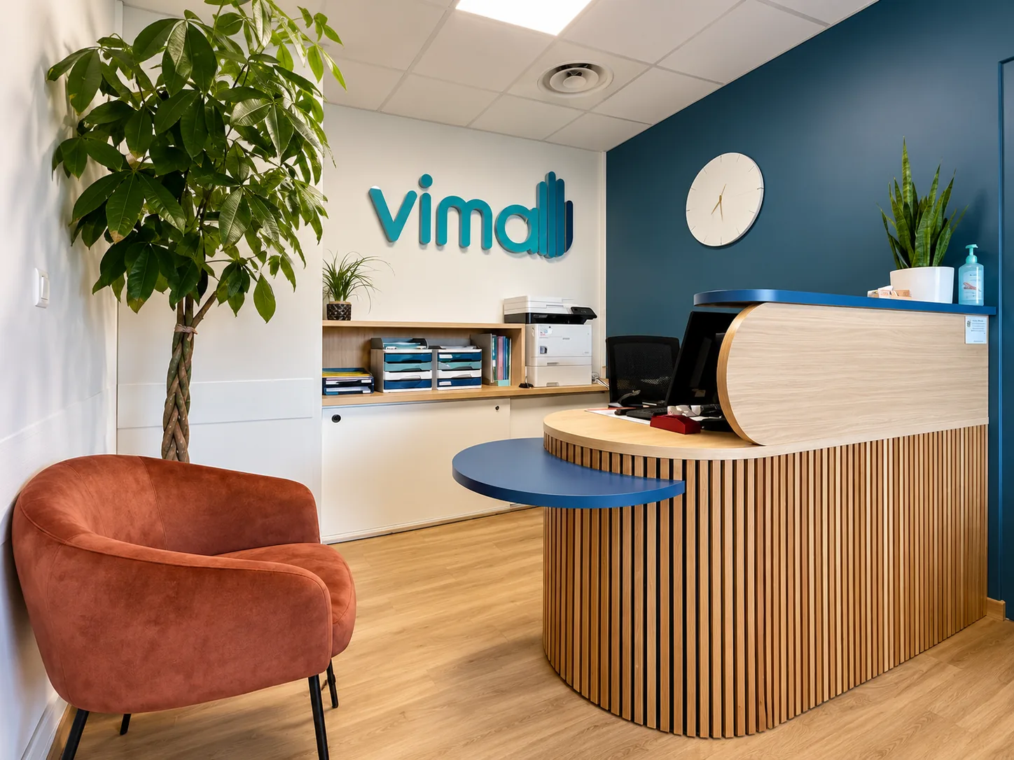 Accueil du cabinet de consultation VIMA